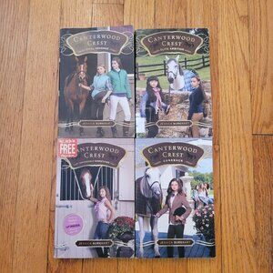 4 Canterwood Crest Book Set Jessica Burkhart Paperback Series Horse Lover